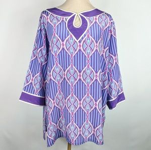 Bob Mackie | Silk Wearable Art tunic L